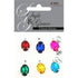 AussieSuperStore Jewellery Making Supplies Style & Grace Red Green Blue Silver Rhinestone Oval Pendant Style & Grace Red Green Blue Silver Rhinestone Oval Pendant | Jewellery Making Findings | Jewellery Making Supplies 9323823209322 CR20003